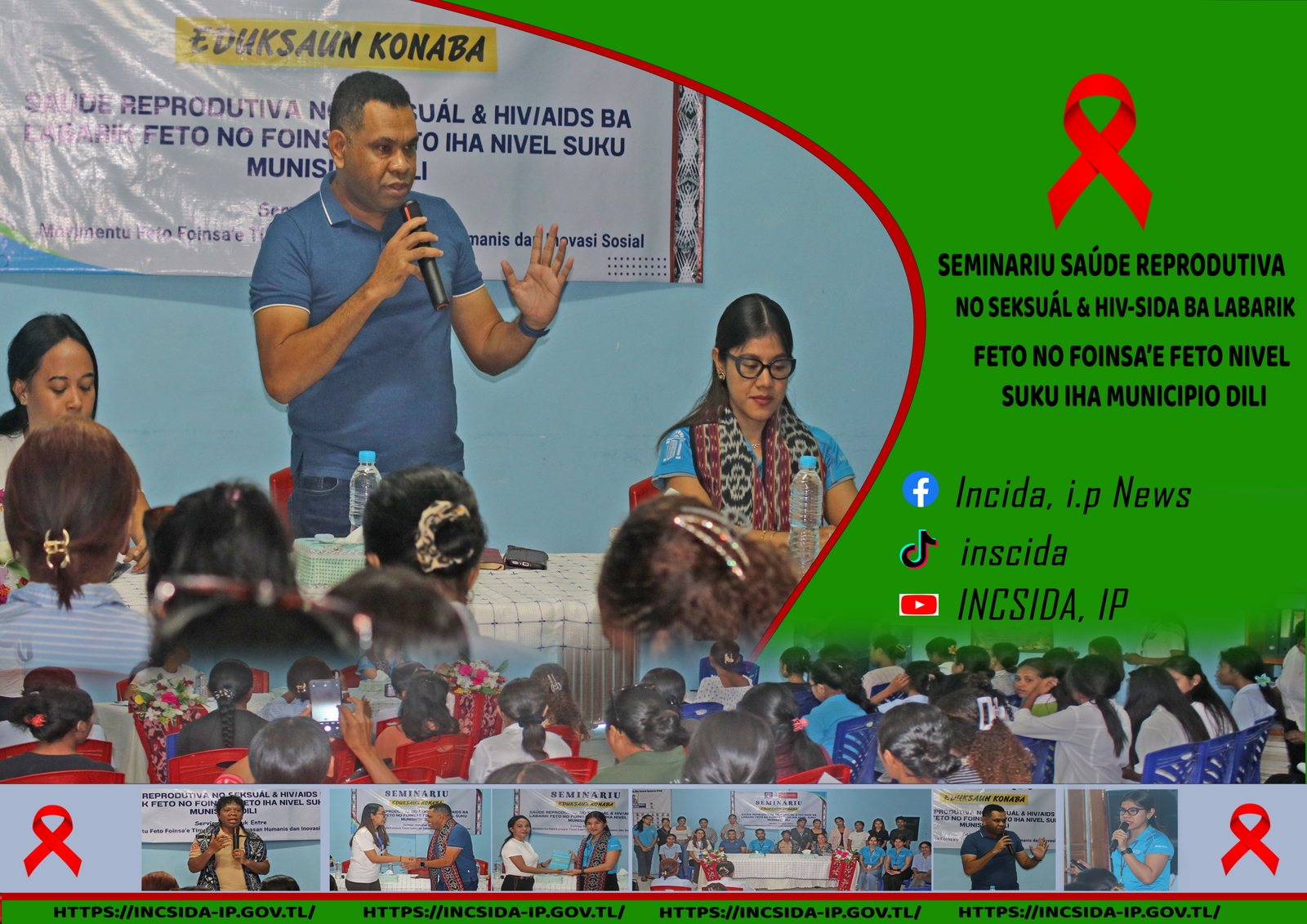 Seminariu Saúde reprodutiva no seksuál & HIV-SIDA ba Labarik feto no Foinsa’e feto Nivel Suku iha Municipio Dili