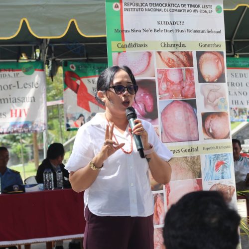 INCSIDA ho autoridade lokal manufahi Disemina Informasaun konaba prevensaun Transmisaun HIV-SIDA