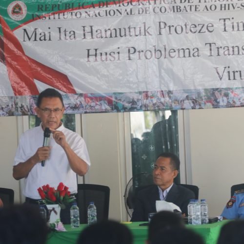 Institutu Nasionál Combate ao HIV-SIDA,IP hala’o atividade sensibilizasaun informasaun ba Jovens Hamutuk Atus rua resin husi Centro de Capasitasaun e Formasaun Juvenil (CCYC)